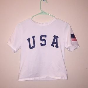 White USA tshirt